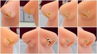 Latest Gold Nose Ring Designs 2025 | Enhance Your Beauty Daily wear gold nosering designs for girls