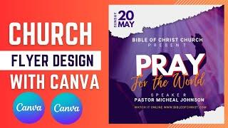 CANVA TUTORIAL: Church Flyer Design