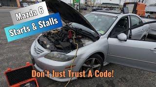 Mazda 6 - Starts and stalls! | Diag & Fix! | Misleading Code!