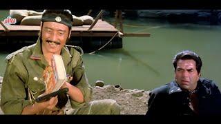 मुझे तो भगवद गीता पड़ने नहीं आती - Danny Denzongpa Action Zalzala Scene  Movie Dialogue - Dharmendra