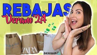 SUPER HAUL REBAJAS Verano'24! ZARA, BERSHKA,PRIMARK,ETC! Me lo pruebo todo!! | Carla Wonderland