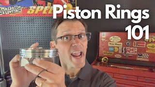 Piston Rings 101 - Part 2 - Piston Ring Materials & Designs