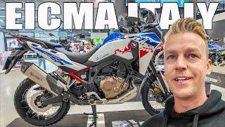 EICMA Milan First Day: Exclusive Look at New Honda, Kawasaki, Ducati & More!