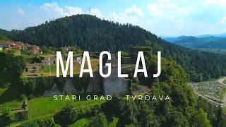 Grad Maglaj ( Tvrđava Maglaj ) , Dron , Drone , Bosnia And Herzegovina 4K