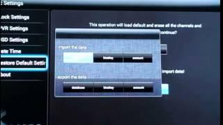 How To Import-Export Channel list-Mars Android  Receiver