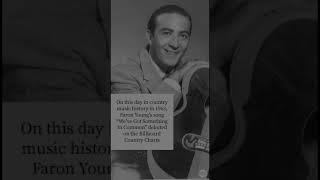 On this day in country music history in 1963 Faron Young hit the charts #countrymusic #60smusic