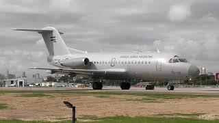 48 YEARS OLD FOKKER F28 LOUD TAKE OFF!!