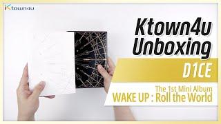 Unboxing D1CE "WAKE UP: Roll the World" the 1st mini album, 디원스 언박싱 Kpop Ktown4u