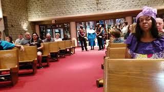 Lectionary Procession, African Day Mass, St. Agnes Catholic Church, Springfield, Illinois. 7-29-18.