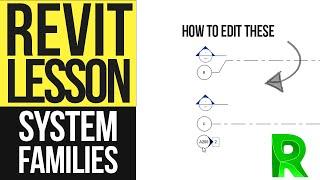 How to Edit Grid, Elevation & Section Markers in Revit - Edit System Families