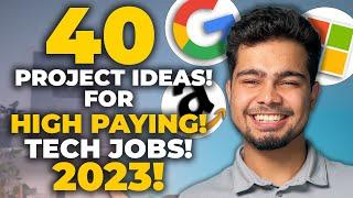 40 Project Ideas for high paying Tech Jobs!  | Web Android Blockchain Development Roadmap | Amazon