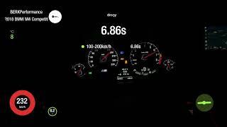 6.86s 100-200 STAGE 2 BMW M4 Competition F82 532HP & 761NM | BERKPerformance