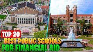 20 Public Universities Offering Most Financial Aid in USA