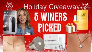  Holiday Giveaway Alert! Ill be Picking 5 Lucky Winners on 12/23/24 Nira Lazer, Ana Luisa, Wine