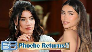 Bold & Beautiful Teases Phoebe’s Return: Will Jacqueline MacInnes Wood Play Both Twins?