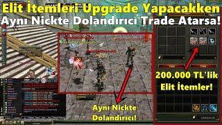 KuTLuB1LgeBvB - Server'ın En Elit İtemlerini Upgrade Yapacakken | Dolandırıcı Gelirse! Knight Online