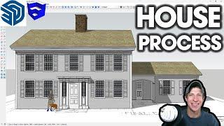 Modeling a DETAILED HOUSE in SketchUp!