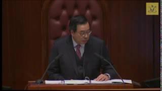 立法会会议 (2017/01/18) - I. 香港特别行政区行政长官发表施政报告(第一部分)