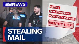 Man accused of stealing millions in mail theft scam | 9 News Australia