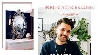 Pirinç Ayna Boyama/Eskitme/Yenileme  | DIY - Kendin Yap