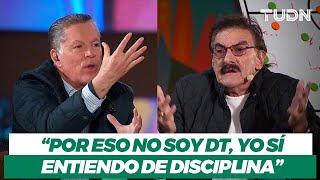 ¡Se prende la mesa! Peláez y La Volpe discuten sobre la disciplina en el futbol I TUDN