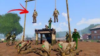  Almost too late! Russian general's hanging of Ukrainian troops foiled by sniper - ARMA 3