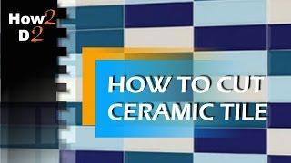 How to cut ceramic tile  Tile cutter