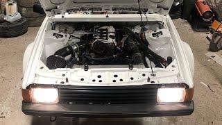 Alive and running again! RWD Mk2 Scirocco 1.8T 20v build progress update