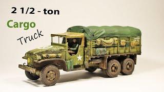 Tamiya 2 1/2 ton Cargo Truck 1/35 scale - Full Build