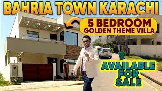 272 sqyard 5 Bedroom Golden Theme Villa Available For Sale in Precinct 8