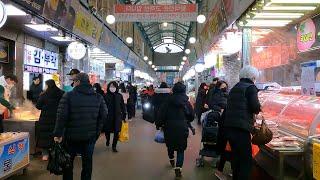 [4K] 의정부 제일시장 토요일 오후 구경하기/Uijeongbu Jeil Market Saturday afternoon shopping