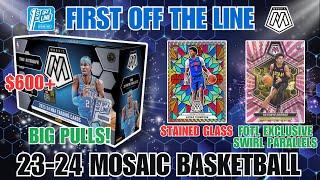 FOTL IS HOT!!! 2023-24 Mosaic Basketball First Off The Line Hobby Review