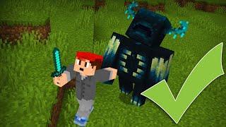 Why You Should NEVER Fight a Warden in Minecraft