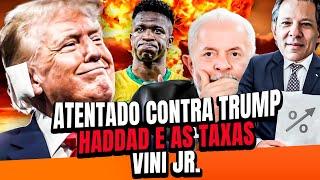 ATENTADO TRUMP | HADDAD E AS TAXA | VINI JR - STAND UP DIOGO PORTUGAL