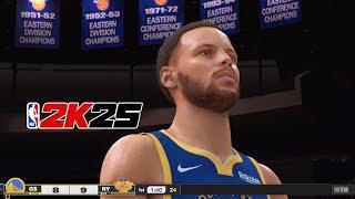 NBA 2K25 (PS5) Full Gameplay Warriors vs Knicks Ultra 4K (nba 2k25 gameplay) NBA 2K25 Gameplay PS5