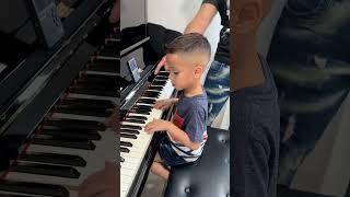 5 Year Old Learning G Major Scale & Chords On Piano  Jelijah Diaz #piano #musiceducation #pianist