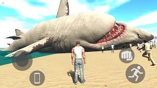 Franklin VS Giant Shark in Indian Bikes Driving 3D