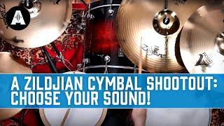 A Zildjian Cymbal Shootout! -  A Custom Vs. K Custom Dark