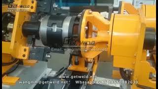 Electric water heater tank assembly and spot welding machine - butt welding process -  Getweld