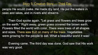 Growing in faith and charcter「Story 5  Creation Story — Third Day」#幼儿英语 #跟读学英语 #跟读学单词 #自然拼读 #拼读单词 #单