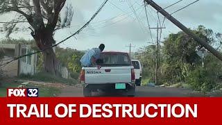 Hurricane Beryl lashes Mexico following landfall