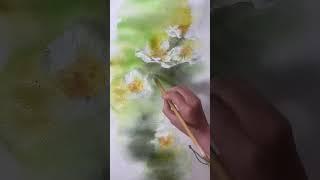 Flowers in watercolour