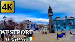 Westport County Mayo Ireland  Walking Tour 4K