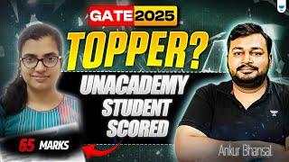 65 Marks in GATE 2025 TOPPER?? FOLLOWED THIS STRATEGY!! 