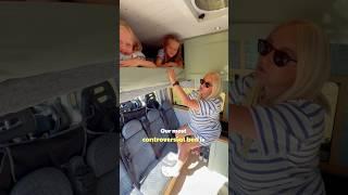 Our Most Controversial Bed | Van life Family of 7 | #viralshort #vanconversion #camper #vanlife