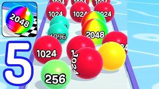 Ball Run 2048-(Gameplay 5)-Niveles Del 81 Al 100