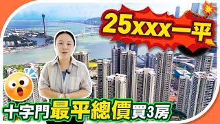 珠海樓盤｜十字門買樓又平又抵又有景觀，售價25一平，有精美裝修，三套精選單位實地考察。￼