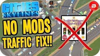 How to Fix Traffic with NO MODS! PS4 & Xbox Players Rejoice!! - Cities: Skylines PS4 Xbox One Switch