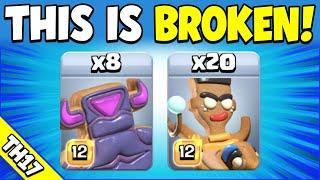 20 x Ram Riders = BROKEN! BEST TH17 Attack Strategy (Clash of Clans)