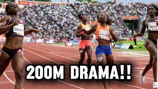 Britanny Brown Ends Sherika Jackson 2 Year 200m Winning Streak! ||Oslo Diamond League